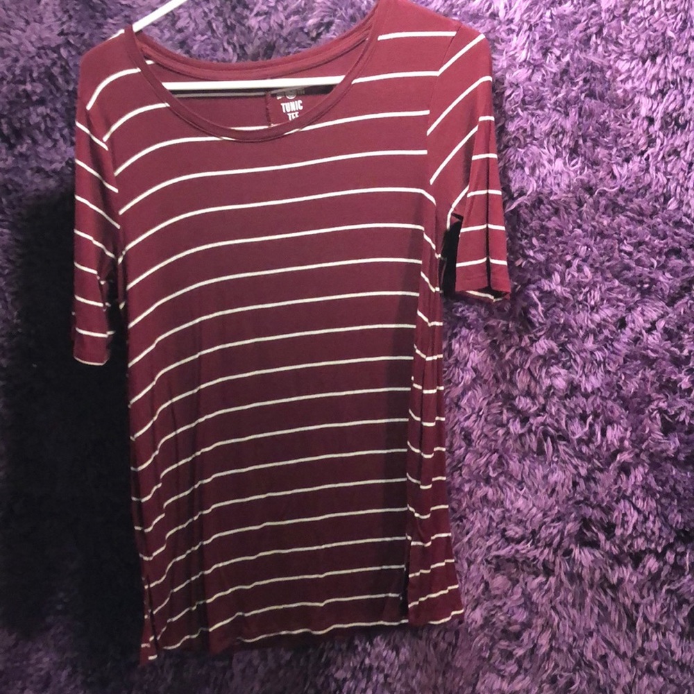 SO: Burgundy Tunic Tee
